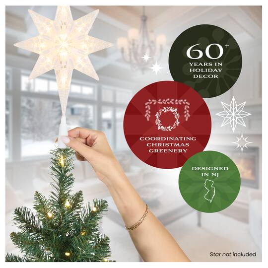 6.5 Ft. Pre-Lit Feel Real® Downswept Douglas Fir Pencil Slim Artificial Christmas Tree, Clear Lights